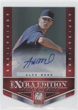 2012 Elite Extra Edition - [Base] - Aspirations Die-Cut Signatures #30 - Alex Wood /100