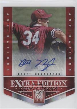 2012 Elite Extra Edition - [Base] - Aspirations Die-Cut Signatures #38 - Brett Mooneyham /100 [EX to NM]