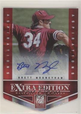 2012 Elite Extra Edition - [Base] - Aspirations Die-Cut Signatures #38 - Brett Mooneyham /100