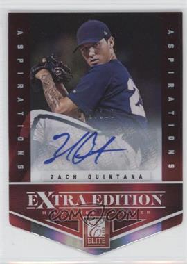 2012 Elite Extra Edition - [Base] - Aspirations Die-Cut Signatures #41 - Zach Quintana /100