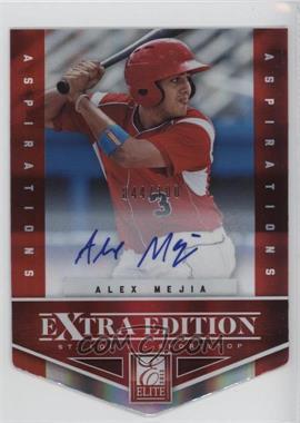 2012 Elite Extra Edition - [Base] - Aspirations Die-Cut Signatures #48 - Alex Mejia /100