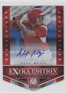 2012 Elite Extra Edition - [Base] - Aspirations Die-Cut Signatures #48 - Alex Mejia /100