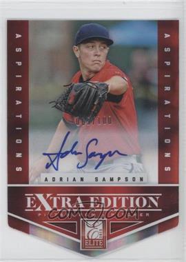 2012 Elite Extra Edition - [Base] - Aspirations Die-Cut Signatures #56 - Adrian Sampson /100