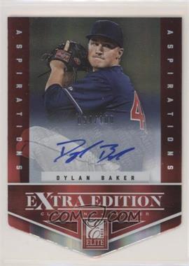 2012 Elite Extra Edition - [Base] - Aspirations Die-Cut Signatures #58 - Dylan Baker /100