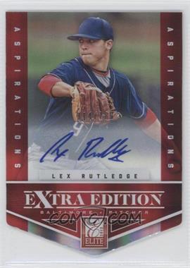 2012 Elite Extra Edition - [Base] - Aspirations Die-Cut Signatures #63 - Lex Rutledge /100