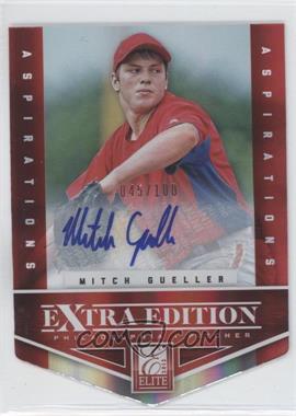 2012 Elite Extra Edition - [Base] - Aspirations Die-Cut Signatures #8 - Mitch Gueller /100