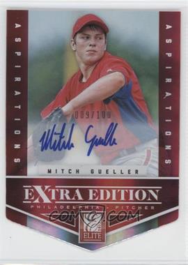 2012 Elite Extra Edition - [Base] - Aspirations Die-Cut Signatures #8 - Mitch Gueller /100