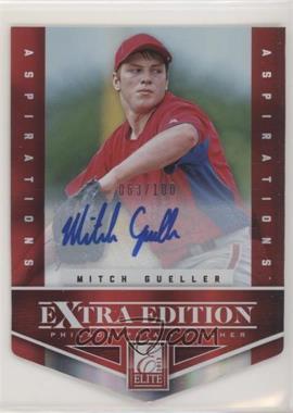 2012 Elite Extra Edition - [Base] - Aspirations Die-Cut Signatures #8 - Mitch Gueller /100