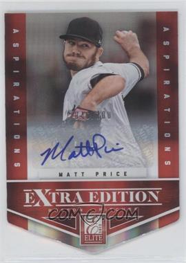 2012 Elite Extra Edition - [Base] - Aspirations Die-Cut Signatures #81 - Matt Price /100