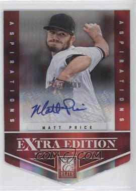2012 Elite Extra Edition - [Base] - Aspirations Die-Cut Signatures #81 - Matt Price /100