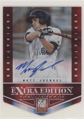 2012 Elite Extra Edition - [Base] - Aspirations Die-Cut Signatures #85 - Matt Juengel /100