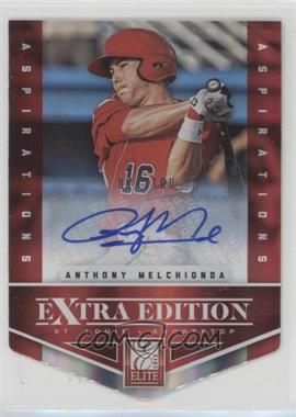 2012 Elite Extra Edition - [Base] - Aspirations Die-Cut Signatures #87 - Anthony Melchionda /100