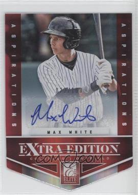 2012 Elite Extra Edition - [Base] - Aspirations Die-Cut Signatures #9 - Max White /100