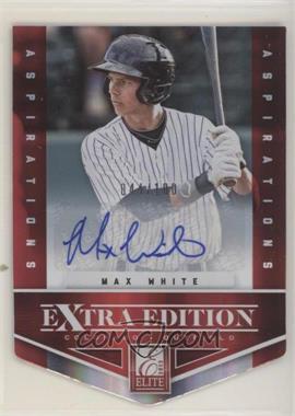 2012 Elite Extra Edition - [Base] - Aspirations Die-Cut Signatures #9 - Max White /100