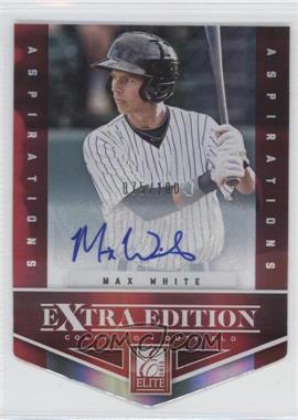 2012 Elite Extra Edition - [Base] - Aspirations Die-Cut Signatures #9 - Max White /100