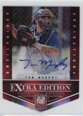 2012 Elite Extra Edition - [Base] - Aspirations Die-Cut Signatures #91 - Tom Murphy /100