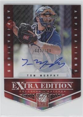 2012 Elite Extra Edition - [Base] - Aspirations Die-Cut Signatures #91 - Tom Murphy /100