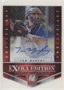 2012 Elite Extra Edition - [Base] - Aspirations Die-Cut Signatures #91 - Tom Murphy /100