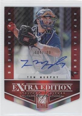 2012 Elite Extra Edition - [Base] - Aspirations Die-Cut Signatures #91 - Tom Murphy /100