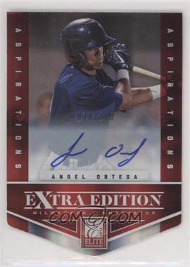 2012 Elite Extra Edition - [Base] - Aspirations Die-Cut Signatures #93 - Angel Ortega /100