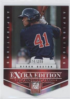 2012 Elite Extra Edition - [Base] - Aspirations Die-Cut #102 - Byron Buxton /200