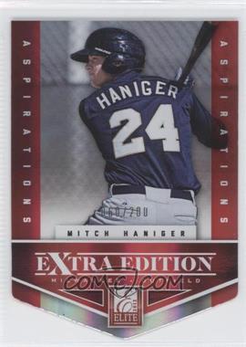 2012 Elite Extra Edition - [Base] - Aspirations Die-Cut #125 - Mitch Haniger /200