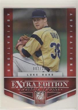 2012 Elite Extra Edition - [Base] - Aspirations Die-Cut #15 - Luke Bard /200