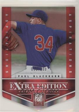 2012 Elite Extra Edition - [Base] - Aspirations Die-Cut #152 - Paul Blackburn /200