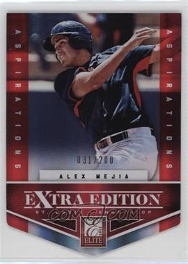 2012 Elite Extra Edition - [Base] - Aspirations Die-Cut #169 - Alex Mejia /200