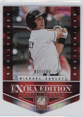 2012 Elite Extra Edition - [Base] - Aspirations Die-Cut #171 - Michael Earley /200