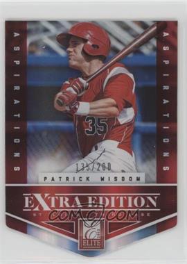 2012 Elite Extra Edition - [Base] - Aspirations Die-Cut #18 - Patrick Wisdom /200