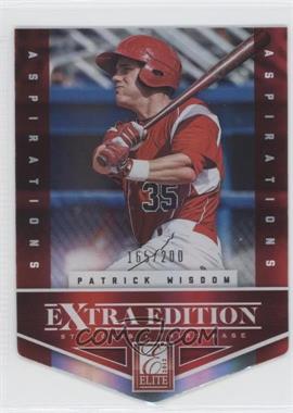 2012 Elite Extra Edition - [Base] - Aspirations Die-Cut #18 - Patrick Wisdom /200