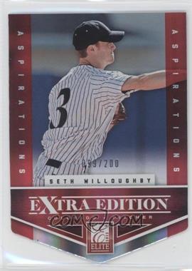 2012 Elite Extra Edition - [Base] - Aspirations Die-Cut #180 - Seth Willoughby /200