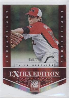 2012 Elite Extra Edition - [Base] - Aspirations Die-Cut #23 - Tyler Gonzales /200