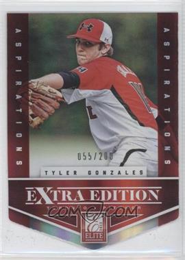 2012 Elite Extra Edition - [Base] - Aspirations Die-Cut #23 - Tyler Gonzales /200