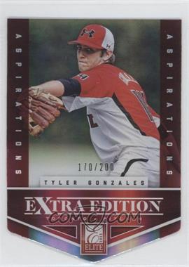 2012 Elite Extra Edition - [Base] - Aspirations Die-Cut #23 - Tyler Gonzales /200