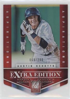 2012 Elite Extra Edition - [Base] - Aspirations Die-Cut #35 - Austin Schotts /200