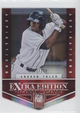 2012 Elite Extra Edition - [Base] - Aspirations Die-Cut #39 - Andrew Toles /200