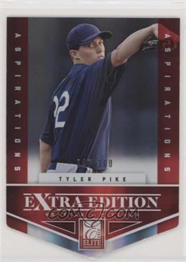 2012 Elite Extra Edition - [Base] - Aspirations Die-Cut #43 - Tyler Pike /200