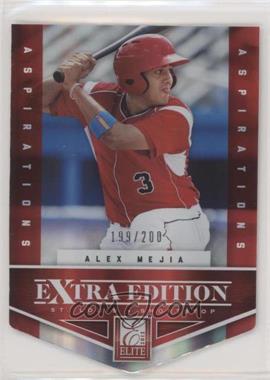 2012 Elite Extra Edition - [Base] - Aspirations Die-Cut #48 - Alex Mejia /200