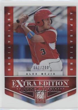 2012 Elite Extra Edition - [Base] - Aspirations Die-Cut #48 - Alex Mejia /200