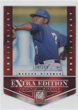 2012 Elite Extra Edition - [Base] - Aspirations Die-Cut #5 - Marcus Stroman /200