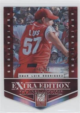 2012 Elite Extra Edition - [Base] - Aspirations Die-Cut #76 - Omar Luis Rodriguez /200