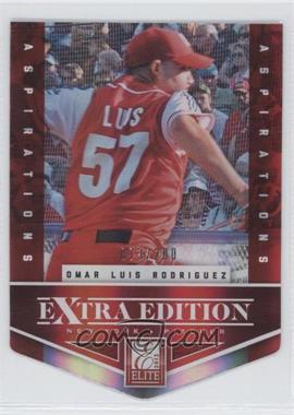 2012 Elite Extra Edition - [Base] - Aspirations Die-Cut #76 - Omar Luis Rodriguez /200