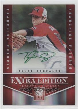 2012 Elite Extra Edition - [Base] - Franchise Futures Green Ink Signatures #23 - Tyler Gonzales /10