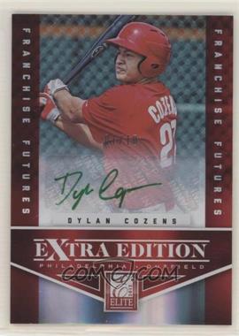 2012 Elite Extra Edition - [Base] - Franchise Futures Green Ink Signatures #26 - Dylan Cozens /10