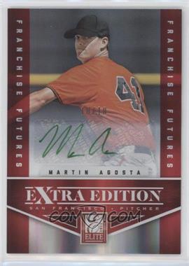 2012 Elite Extra Edition - [Base] - Franchise Futures Green Ink Signatures #29 - Martin Agosta /10 [Good to VG‑EX]