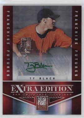 2012 Elite Extra Edition - [Base] - Franchise Futures Green Ink Signatures #60 - Ty Blach /10