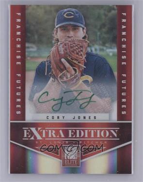 2012 Elite Extra Edition - [Base] - Franchise Futures Green Ink Signatures #61 - Cory Jones /10 [COMC RCR Mint or Better]