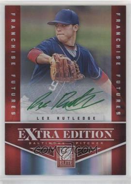 2012 Elite Extra Edition - [Base] - Franchise Futures Green Ink Signatures #63 - Lex Rutledge /10